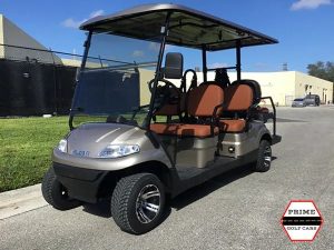 Champagne Advanced EV 6 Passenger Golf Cart provincetown golf cart rental, golf cart rentals