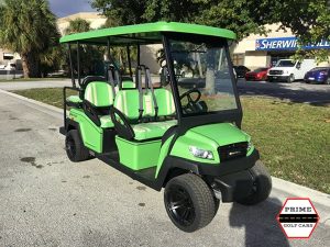 Lime Bintelli Beyond 6 Passenger Lifted Golf Cart provincetown golf cart rental, golf cart rentals